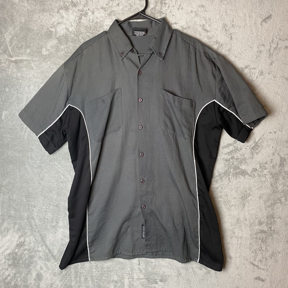 Biker‎ Wear USA Men's XL Biketoberfest 2017 Shirt Gray Black Graphic